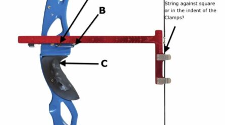 How to adjust the brace height of archery? 