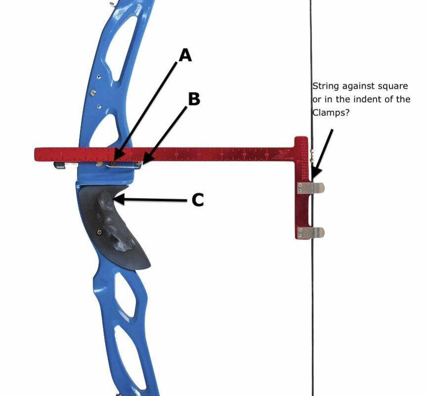 How to adjust the brace height of archery? 