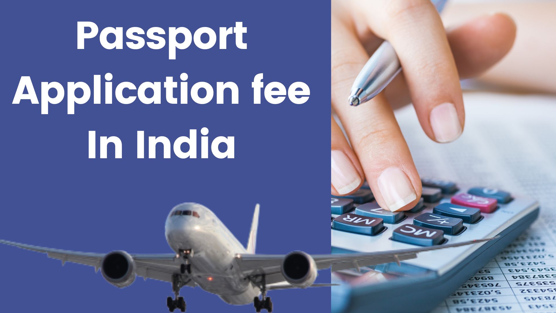 Passport Application fee In India