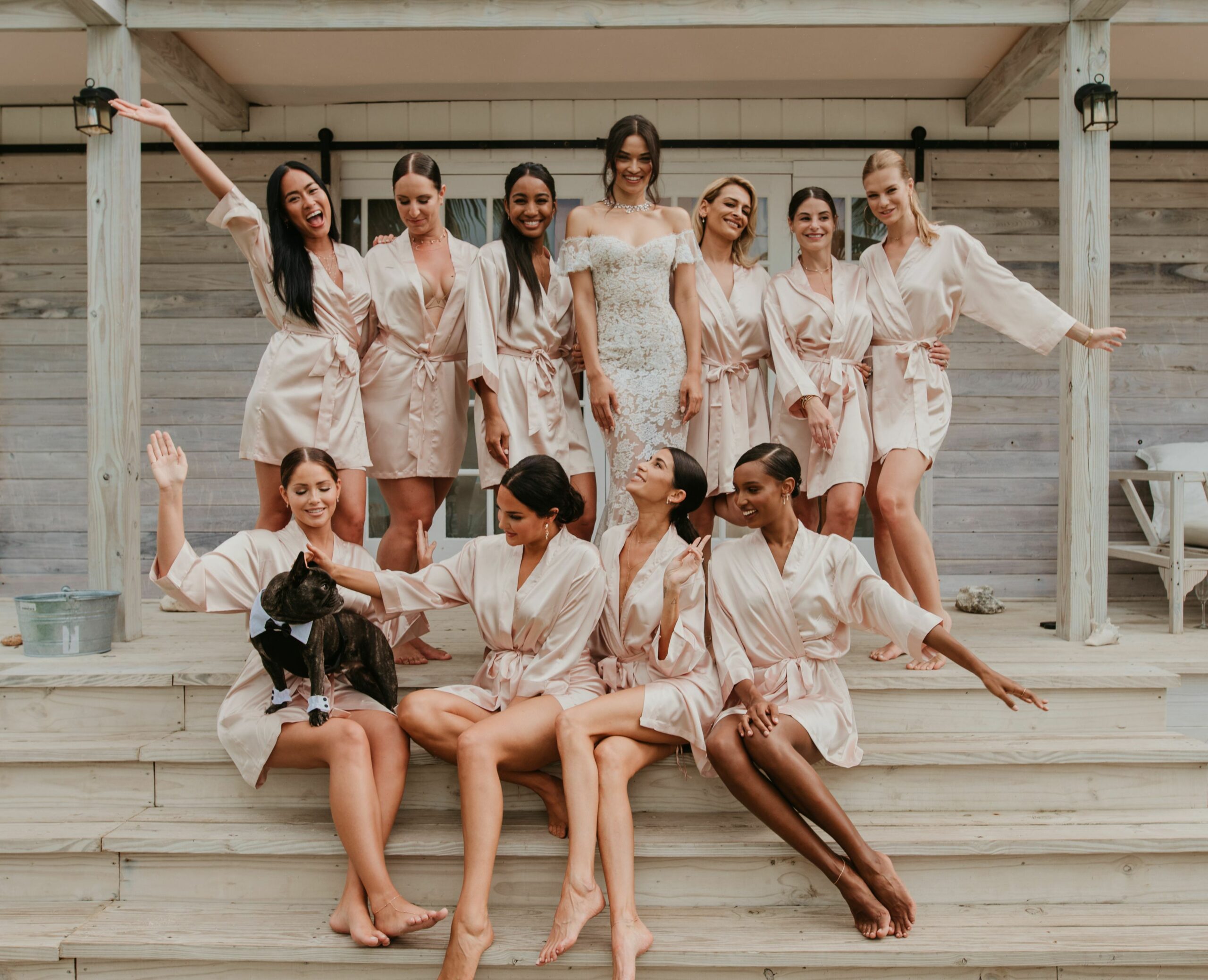 bridal getting ready outfit