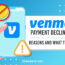 Venmo transaction declined