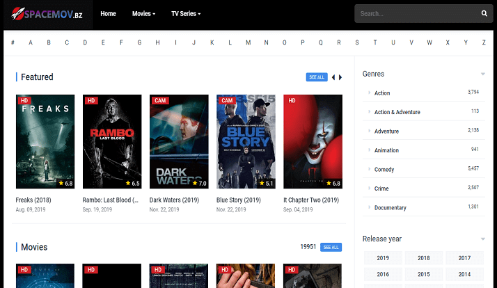 Spacemov – Watch Movies and TV Series Online For Free.